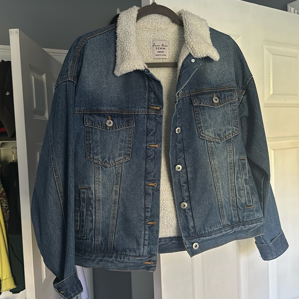 Sherpa Lined Jean Jacket